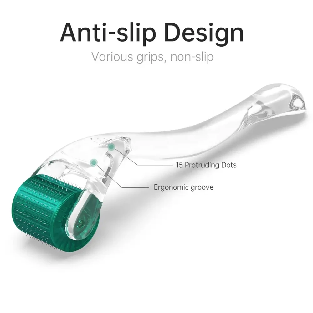 DRS 192 Real Needle Derma Roller System Microneedle for Hair Regrowth Beard Growth Anti Hair Loss Treatment Facial Mesotherapy