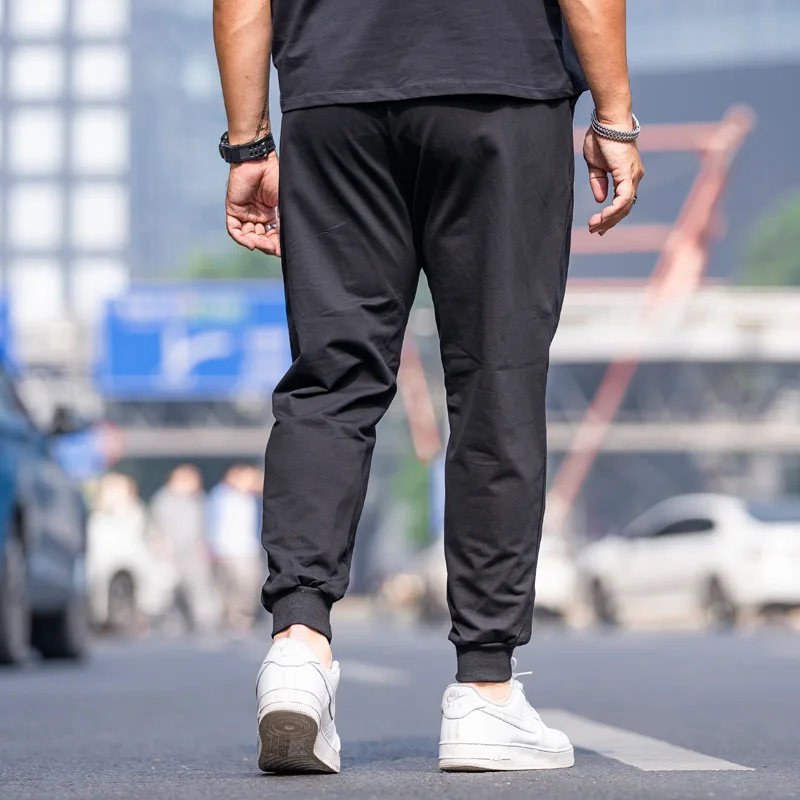 Mens 10XL Joggers Pants Summer Streetwear Oversized Black Loose Fit Casual Trousers Plus Size Baggy Sweatpants Male Clothing