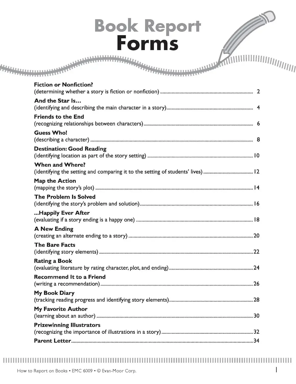 Book Report Activities 5