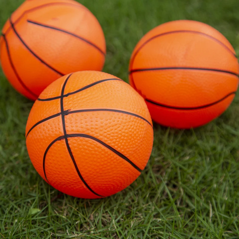 1~8PCS 12/20cm PVC Children's Basketball No Pump Small Mini Inflatable Basketballs Sensory Sports Toys Indoor Sports basketball balls inflatable basketball pool toys