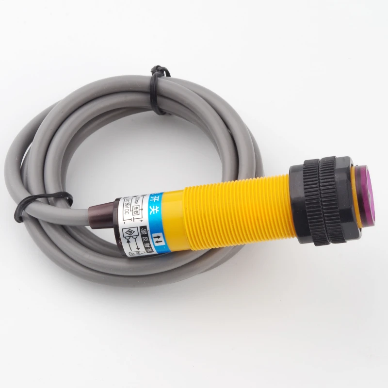 

10Pcs E3F-DS10C4 DC10-30V NPN NO Diffuse Reflection Photoelectric Switch Sensor 10Pcs E3F-DS10C4 DC10-30V NPN NO Diffuse Reflec