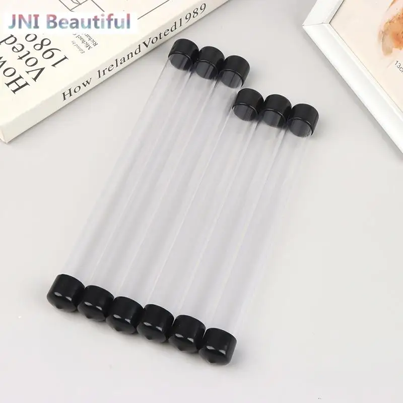 PVC Clear Storage Tube Rotating Pen Holders Plastic Pen Case Gift Pen Packaging Box Lightweight Cylindrical Tube Container