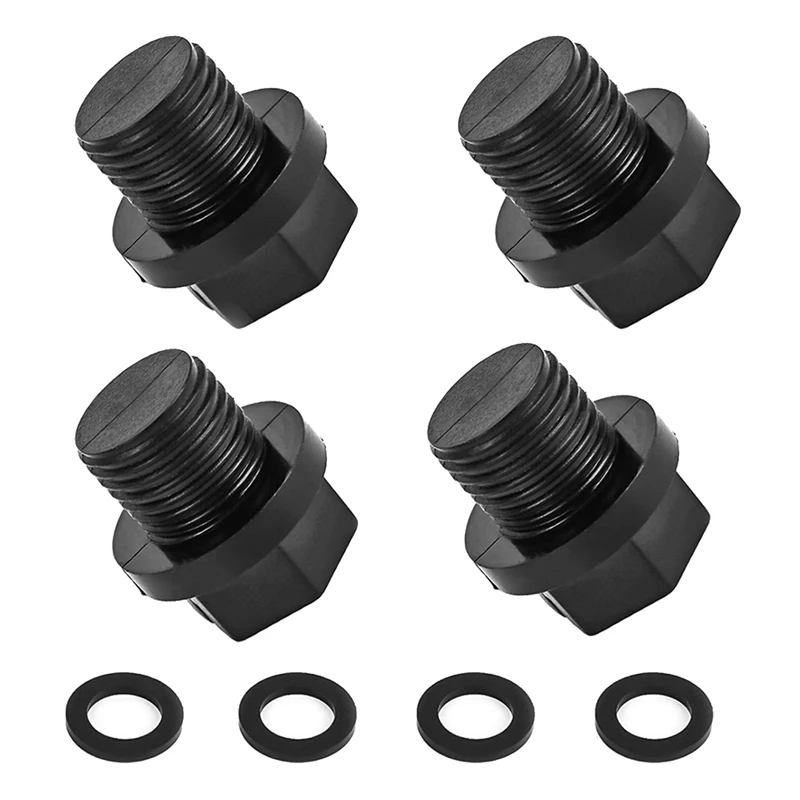 4 Pack Drain Plugs With O-Rings Pump Plug Pool Filters Replacement Pool Drain Pump Plug SPX1700FG For Hayward Pumps silicone sewer sealing rings connector plug reusable deodorant sewer drain cover for kitchen bathroom