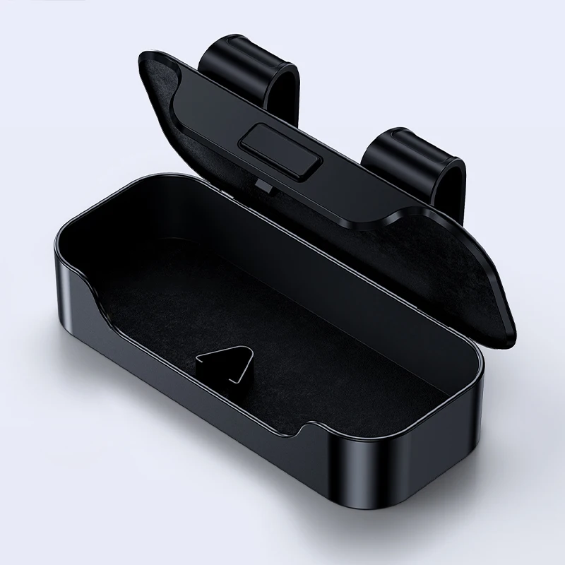 1Pc 자동차 선글라스 홀더 바이저 ABS 안경 케이스 ABS 클립 안전하게 고정되는 안경 보관함 BMW Toyota Honda에 적합