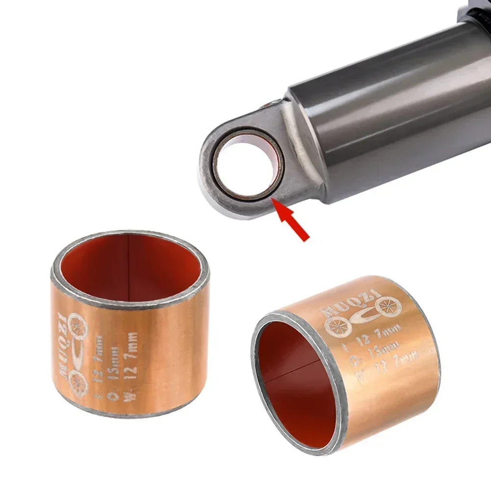 Douille D'amortisseur Arrière En Acier Inoxydable 12.7x15x12.7 Mm - Compatible Suspension Fox Pour Vélo - 8