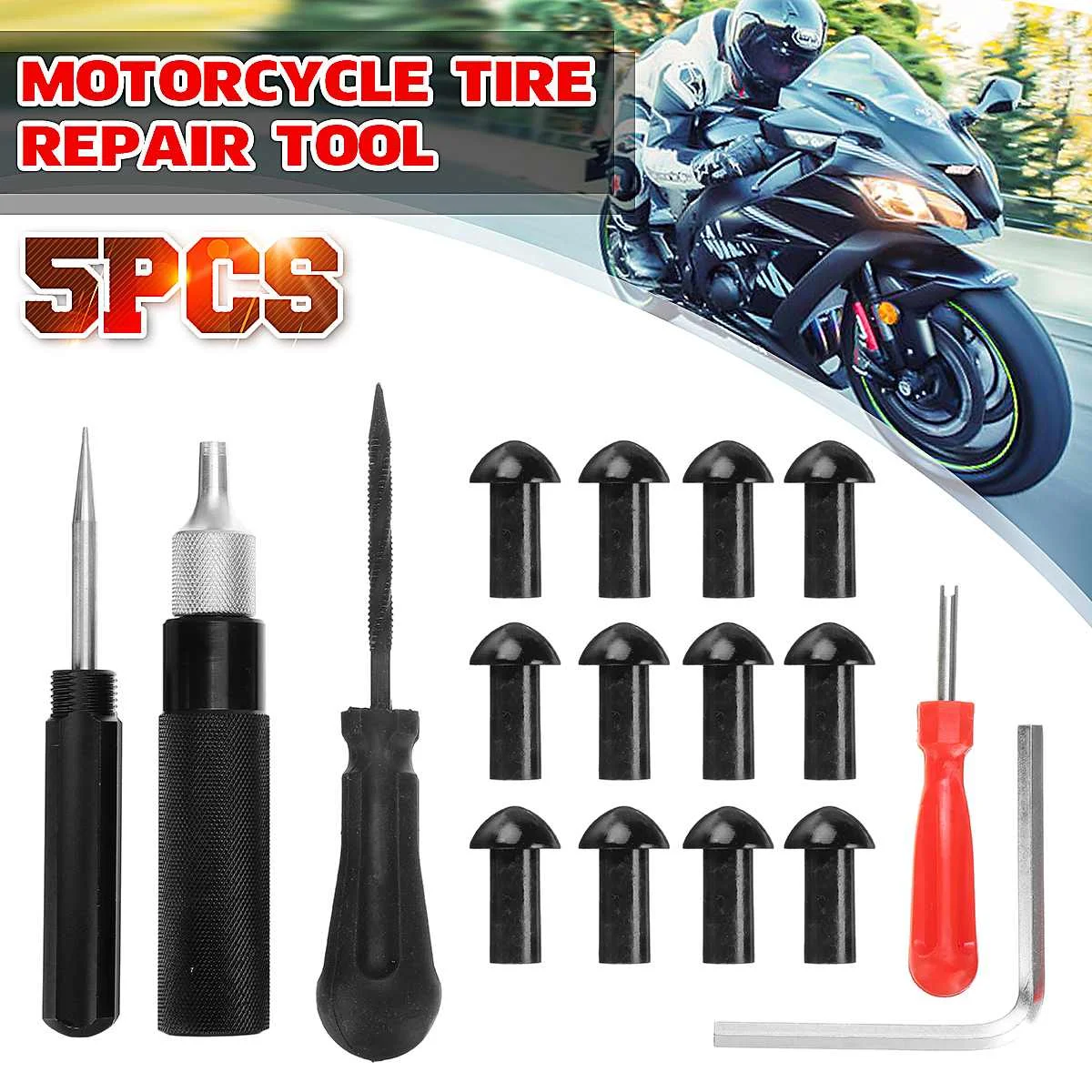 

Универсальный Набор инструментов для ремонта автомобильных и мотоциклетных колес