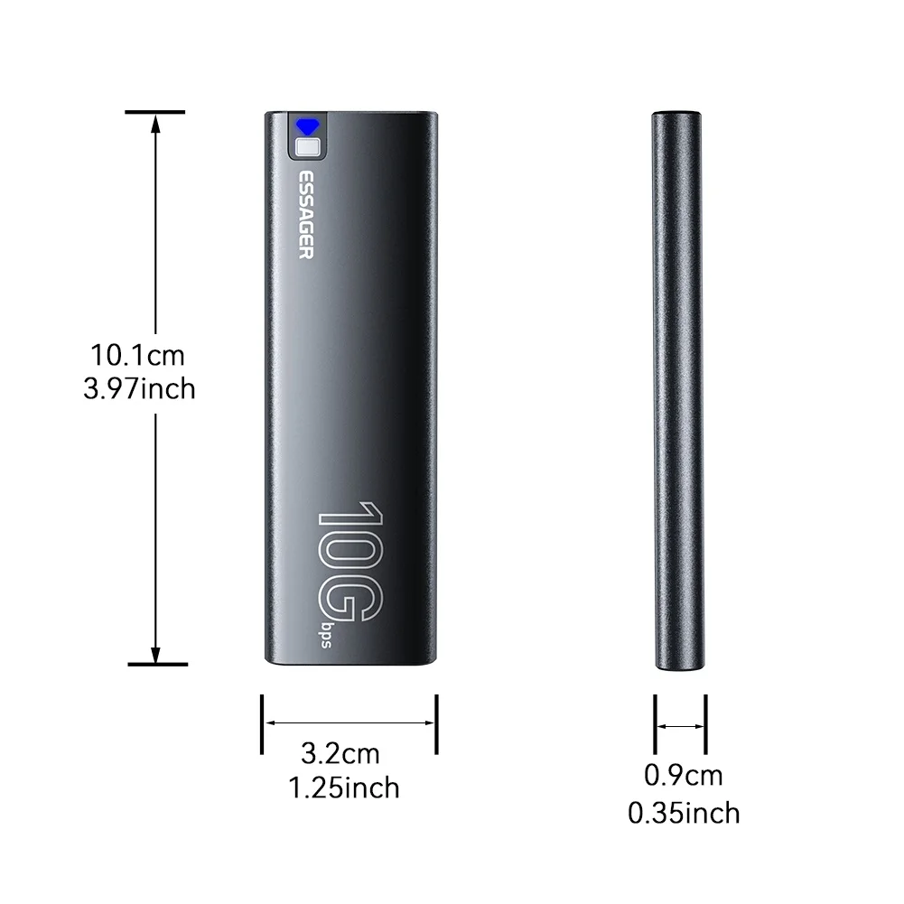  ϵ ̺ ڽ, M.2 SATA NVMe SSD ̽, 10Gbps ӵ, USB 3.2 C Ÿ, ִ 4TB ޴ ϵ ũ ڽ, ϵ ̺ Ŭ