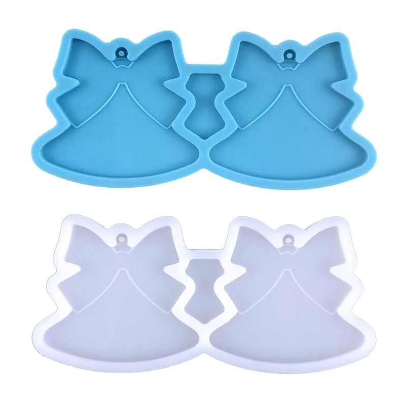 

DIY Bow-Bell Earring Molds Christmas Drop Dangle Making Mold for Women Girl