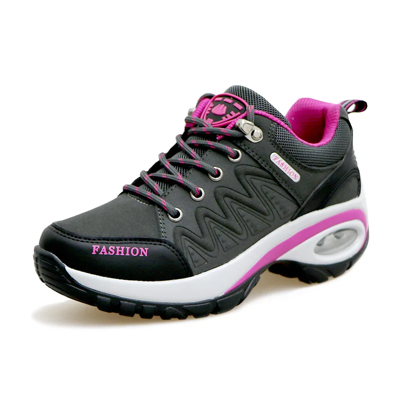 

Women's sports shoes with thick soles, fashionable hiking women's shoes, autumn casual sports shoes, high slope running shoes