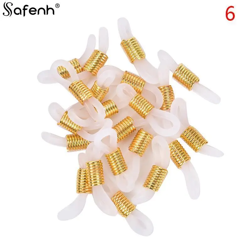 Glasses Straps Glasses Chain Glasses Retainer 20 40pcs Ear Hook Eyeglasses Spectacles Chain Retainer End Rope Sunglasses Cord Holder Strap End Loop Connector