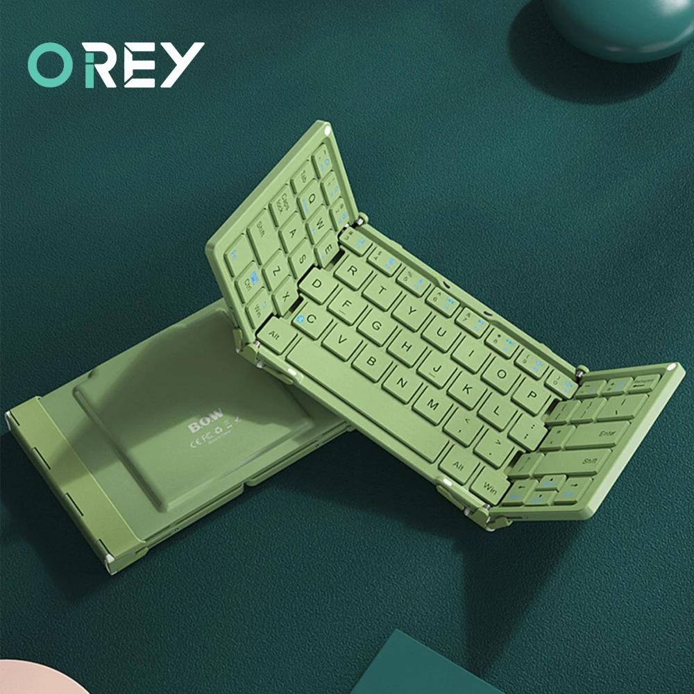 

Bluetooth-compatible Keyboard Mouse Set For iPad Laptop Tablet Phone PC Gamer Rechargeable Magic Foldable Keyboard Mouse Combo