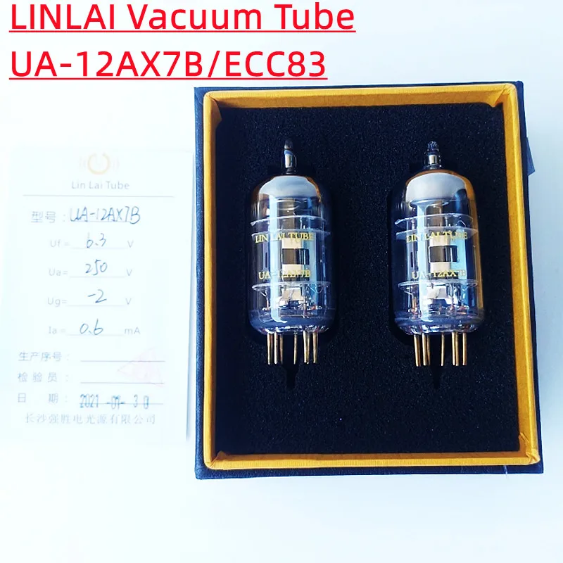 Vacuum Tube LINLAI Golden Feet UA-12AX7B - High-Mu Twin Triode HiFi ...