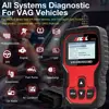 Ancel VD500 Automotive OBD2 Scanner For VW/Audi Full System Code Reader ABS EPB Oil Reset Car Diagnostic Tools For VAG Skoda 2