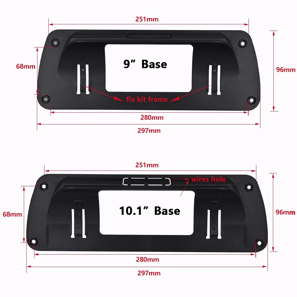 2 Double Din  ٸ,  ڵ Ʈ Ȩ RV ׷ г    Ʈ ŰƮ ̽, 9 Ǵ 10.1 ġ