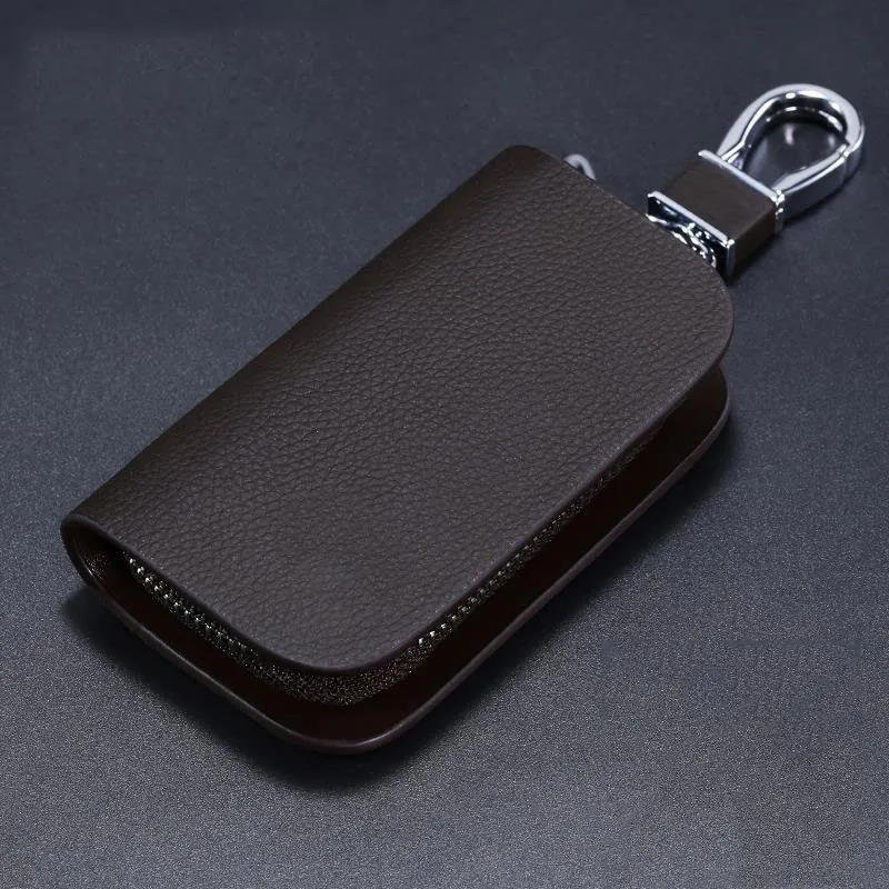 1PCS For Infiniti FX35 Q50 Q30 ESQ QX50 QX60 QX70 EX JX35 G35 G37 Genuine Leather Car Key Bag Case Cover Wallet Car Accessories