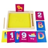2024 Wew Wooden Montessori Sand Tray With Wooden Pen For Writing Letters And Numbers Early Educational Toys Gifts Party Game 4