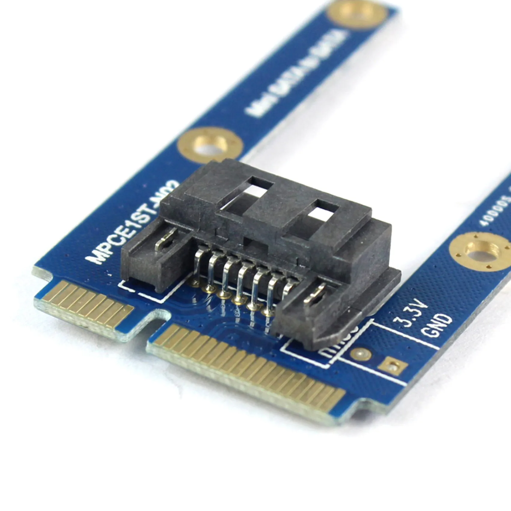 MSATA SATA 어댑터 카드 마더보드 미니 PCIE-7PIN SATA SSD 솔리드 스테이트 하드 드라이브 확장 컨버터