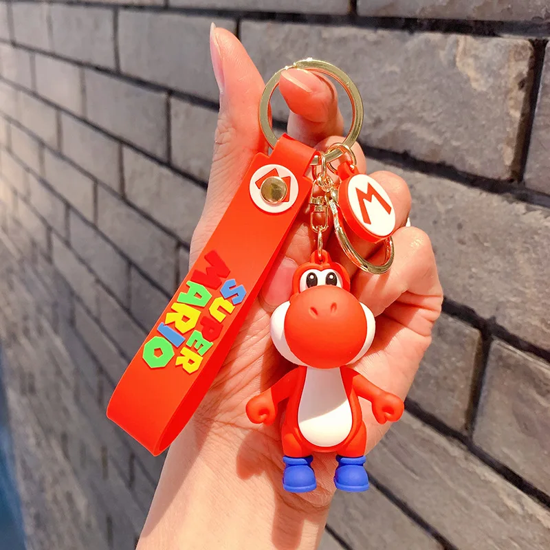 Super Mario Bros Red Yoshi Keychain - Annie Rooster's Sally Ann's