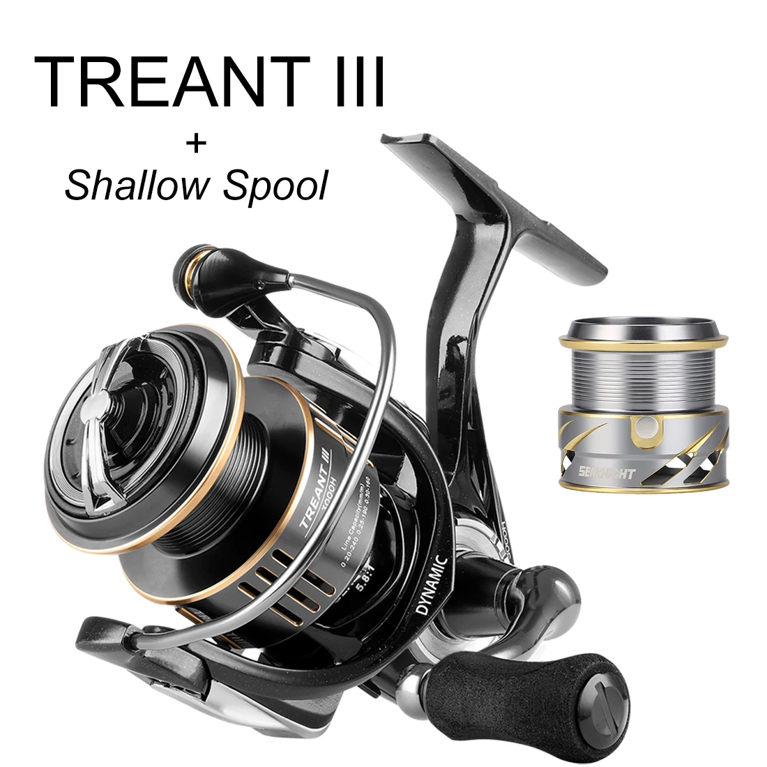 SeaKnight Brand TREANT III Series Fishing Reels 1000H-6000H 5.0:1