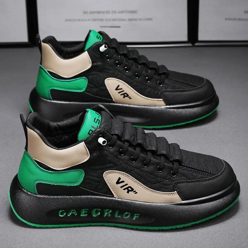 

Autumn men's shoes, new breathable canvas shoes, men's trend, versatile platform shoes, athleisure , sneakers