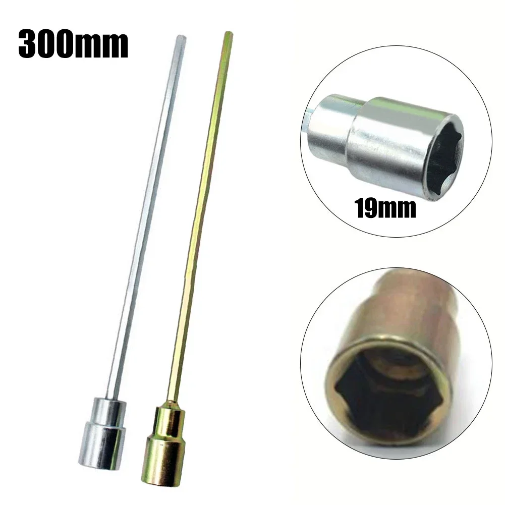 1pc Extension Socket Wrench 19×300mm Hexagon Adapter Socket For Electric Drill Power Tools Parts Auto Repair Extension Drivers 3