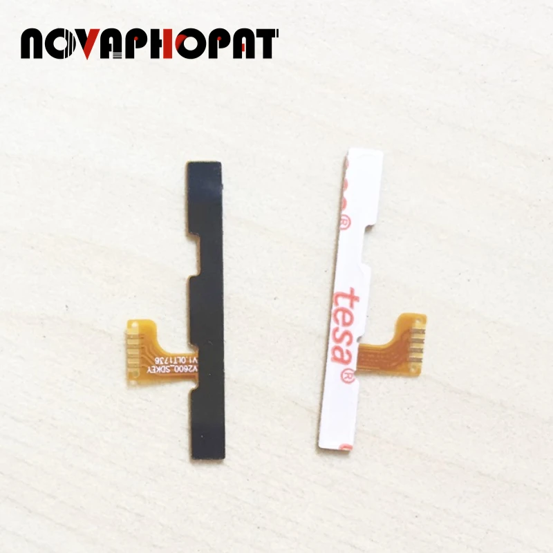 Novaphopat включение/выключение питания, громкость Switch Flex для Wiko Sunny 2 Plus Боковая кнопка регулировки громкости гибкий кабель платы