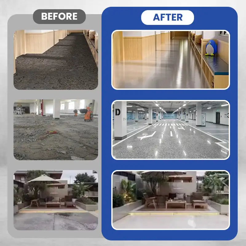High-Gloss Marble Effect Epoxy Floor Coating 500g Indoor Outdoor Pure Natura Anti Slip Floor Paint epoxy floor coating