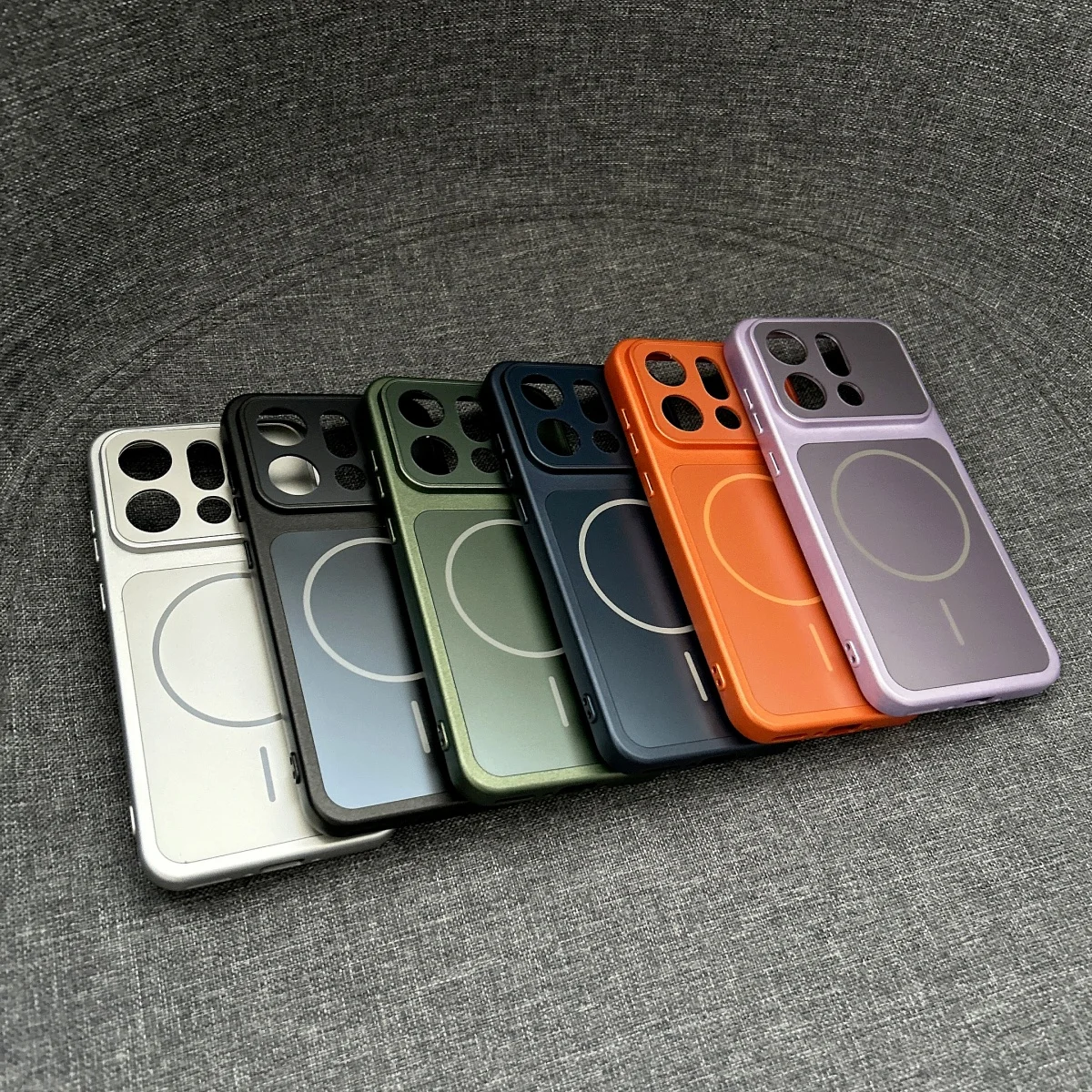 Premium Frosted Hard Bumper MagSafe Phone Case - Wireless Charge Shockproof Matte Back Cover