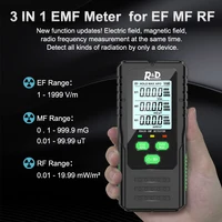 R&D RD630 Electromagnetic Radiation Tester Electromagnetic Field Radiation Detector Tester Emf Meter 3 in 1 Radiation  Meter 2