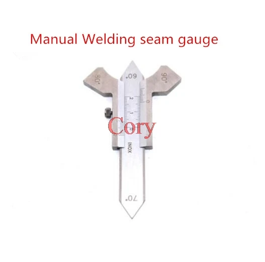 Welding test gauge Inspection Gage Weld Seam Bead/Fillet/Crown Test Ulnar Ruler Degree Angle Measure Kits Combine suit 6pcs