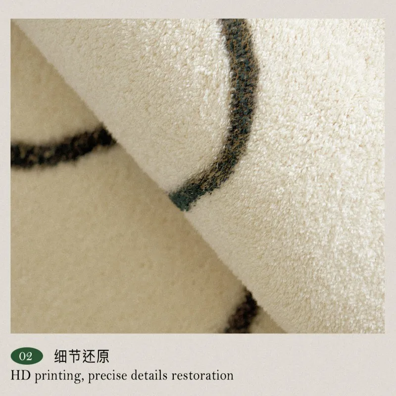 Nordic Style Living Room Decoration Carpet Home Large Area Rugs for Bedroom Fluffy Soft Cloakroom Rug Thickened Anti-skid Mat 6