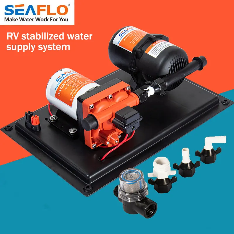 SEAFLO Diaphragm Pump 3GPM Water Supply Pressure System Tank Large Flow