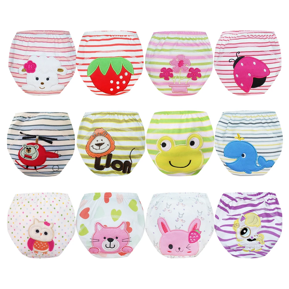 Reusable Baby Kids Potty Training Pants Infant Cloth Diaper Nappies