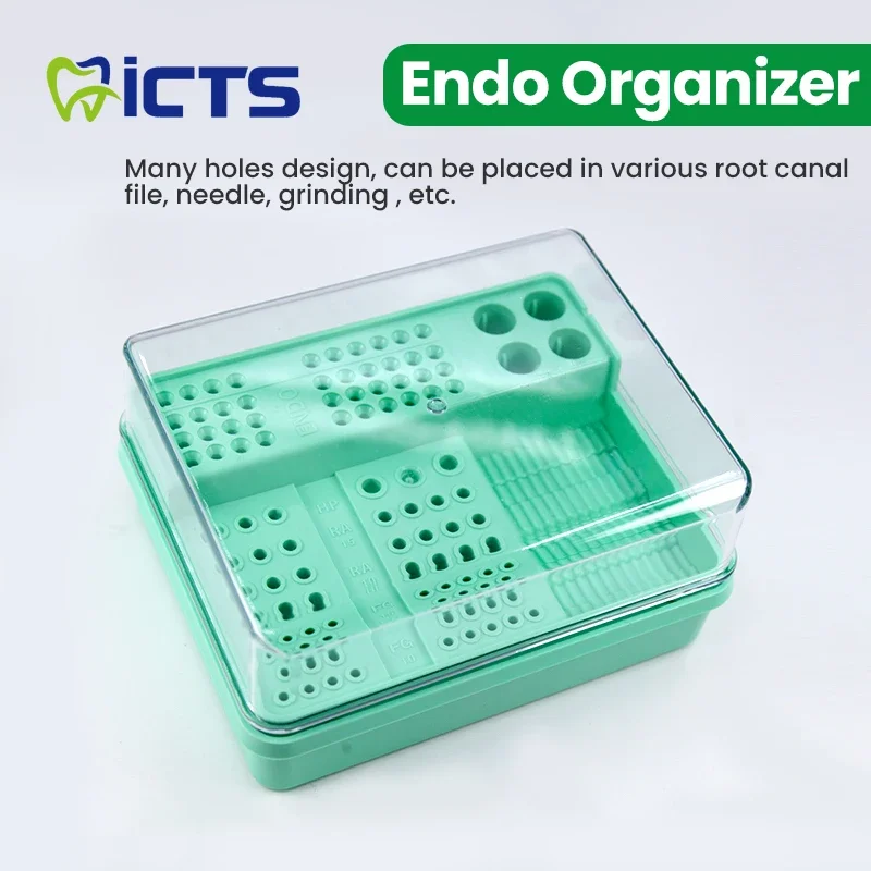 

96-Hole Endo Sterilization Cassette for High Pressure Disinfection and Arranging Dental Burs, Endodontic Files，safe, durable