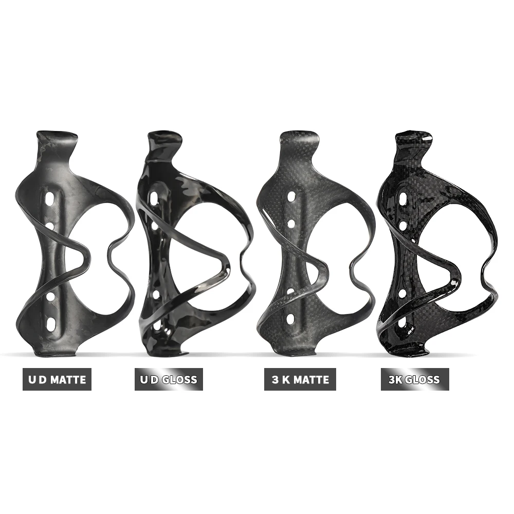 Carbon Bicycle Water Bottle 3k Weave Bottle Holder Cycling Ultra Light Cage Carbon Appearance Can Be Customized