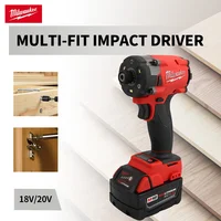 Milwaukee Brushless Impact Driver 300NM 18V Machines Repair Screwdriver Impact Drill Rechargable Battery 4 Speed Power Tool 2