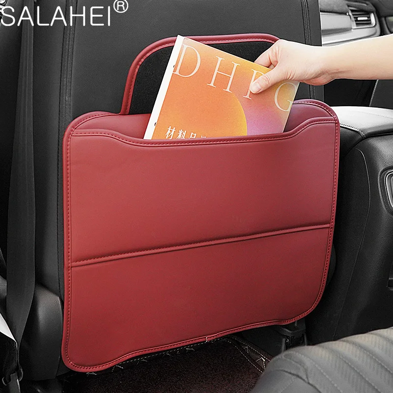 Car Seat Protector Car Seat Organizer Car Seat Backrest Anti Kick Pad Protector Mat Storage Bag For BYD Tang F3 Atto 3 Yuan Plus Song Max F0 G3 I3 Ea1 Dmi 2din G6 Qin