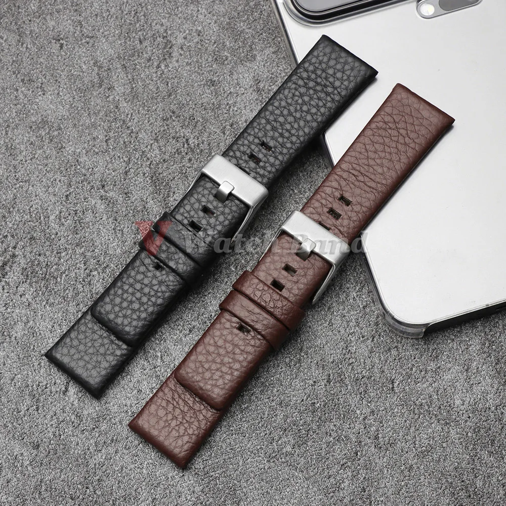 Lychee Pattern Brown and Black Soft Wristband