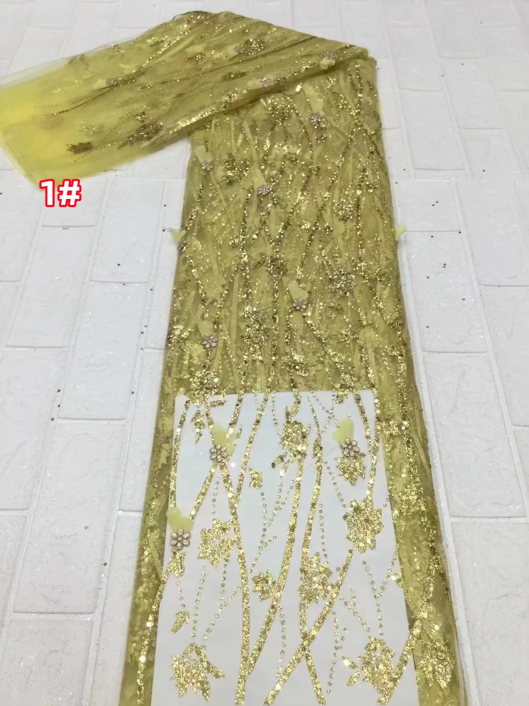 

New exquisite pure handmade tassel sequins small bead mesh lace, French retro luxury high-end fashion evening dress wedding dres