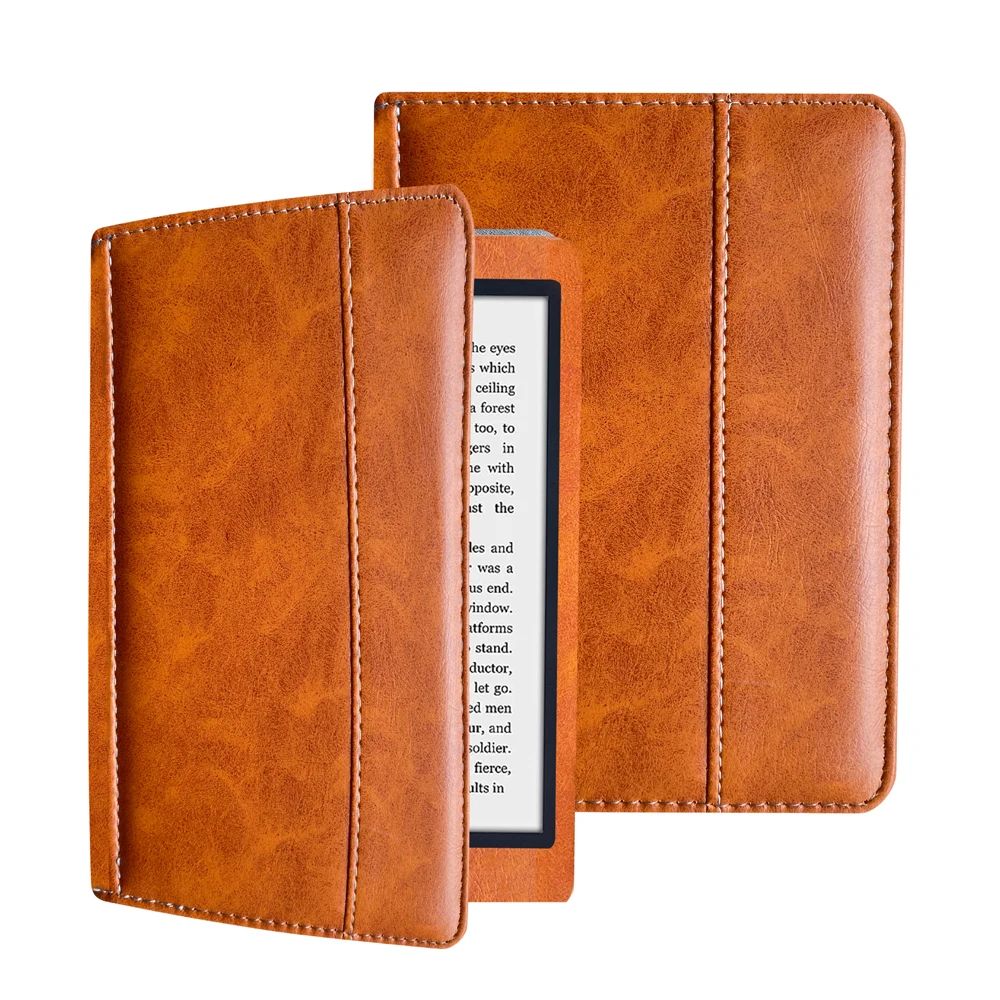 Estojo de Couro para Kobo Nia E-reader Capa para Kobo Nia Modelo N306 Ebook Folio Bolsa Protetora Ímã Sono Automático Adesivo Filme de Tela - Imagem 6