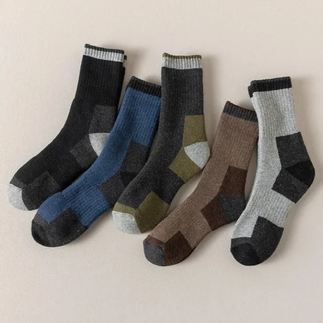 NEW Wool Socks Thickened Warm Moisture Wicking Hiking Socks Men Women Thermal Breathable Durable Cycling Socks 3