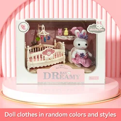 Charming Little Rabbit Play Set for Kids - Perfect Birthday Gift for Indoor Fun and Parent-Child Bonding (Baby bed)