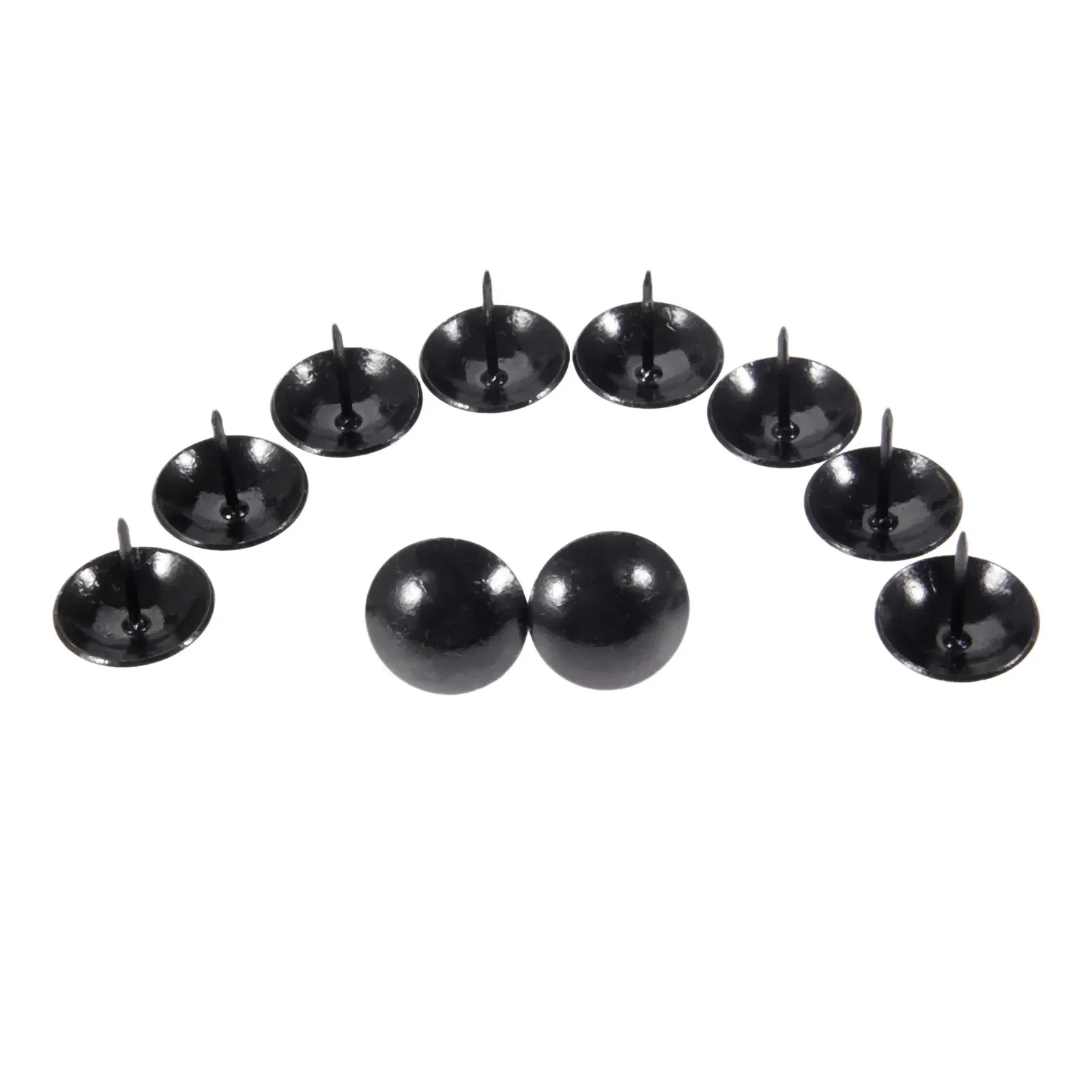 Black Retro Round Upholstery Nails 10Pcs 25*25mm Jewelry Wood Box Sofa Decorative Tacks Stud Pushpin Doornail Furniture Hardware upholstery nail