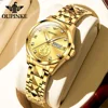 Original OUPINKE Automatic Watch for Women Swiss Luxury Real Gold Real Diamond Sapphire Crystal Elegant Ladies Watches Sets 1