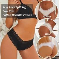 7 pièces/ensemble femmes Sexy dentelle culottes coton sans couture culotte brésilienne femme Sexy taille basse sous-vêtements doux string Lingerie S-XL 3