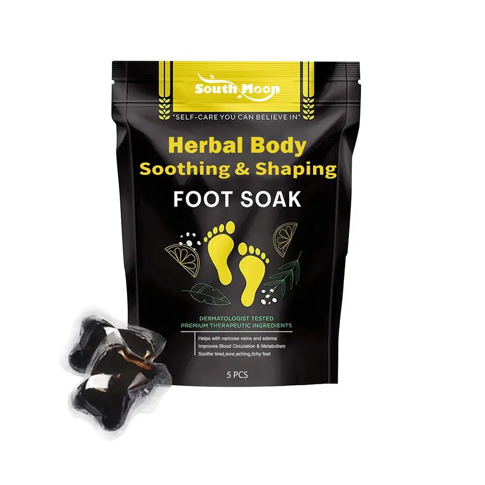 Bruciare I Grassi Pediluvio Sale Soak Fast Slimming Ginger Relax Health Salt Stress Weight 5Pcs Body Detox Care Soak Foot Health