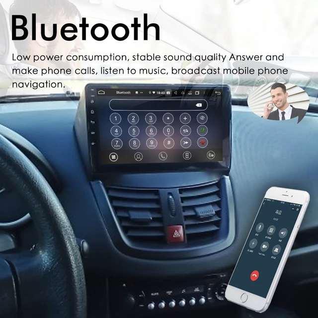 128GB Android 13 2Din Car Radio Multimedia Player GPS For Peugeot 207 207CC  2013 Autoradio Bluetooth Navigation Stereo Head Unit - AliExpress