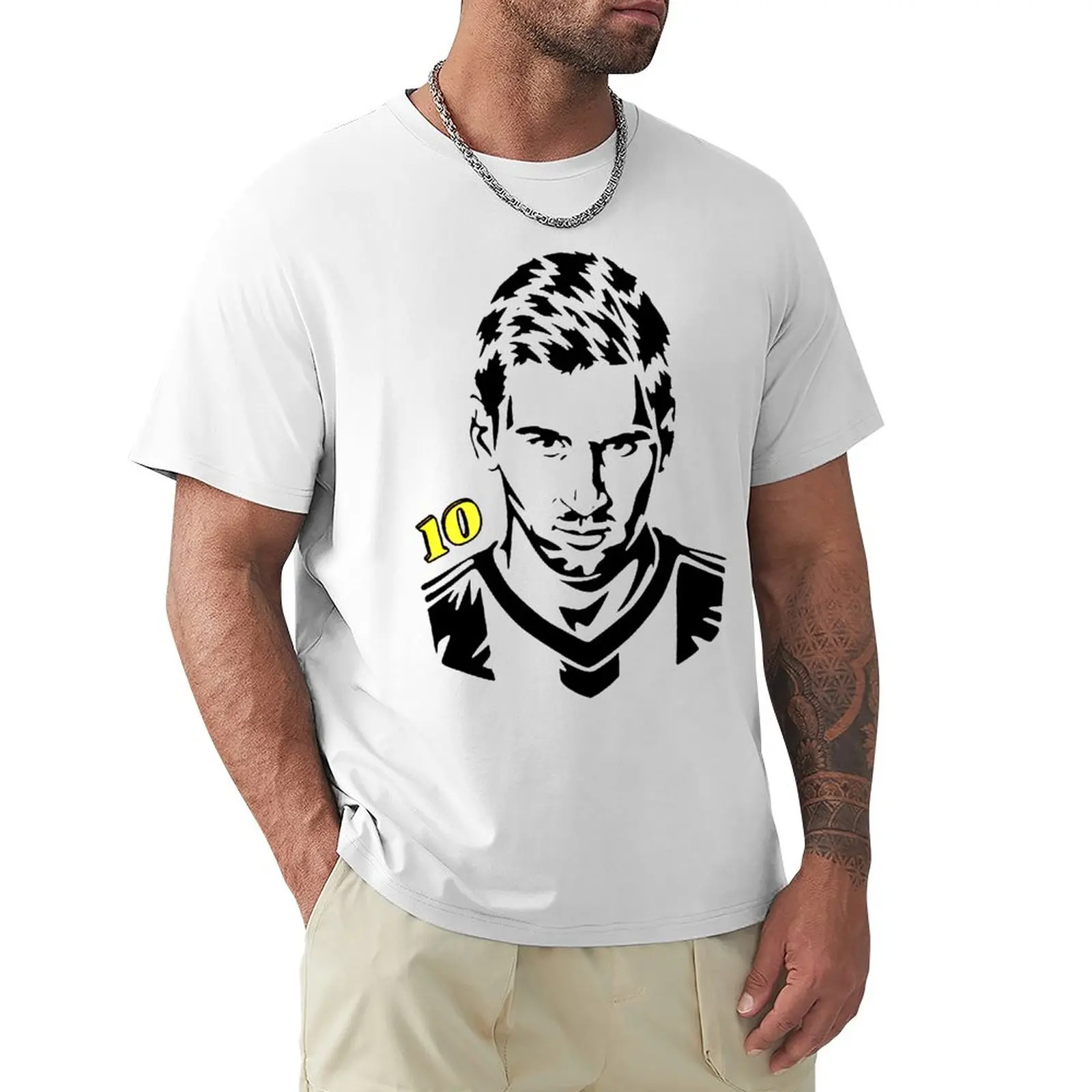 

Title Argentina Lioneler And Messi (9) Football Gift Movement Funny Graphic Top Quality T-shirts Round Neck Travel Eur Size