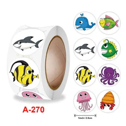 50pcs Cute Cartoon Starfish Stickers Children Reward Label Encouragement Scrapbooking Decoration Stationery Sticker