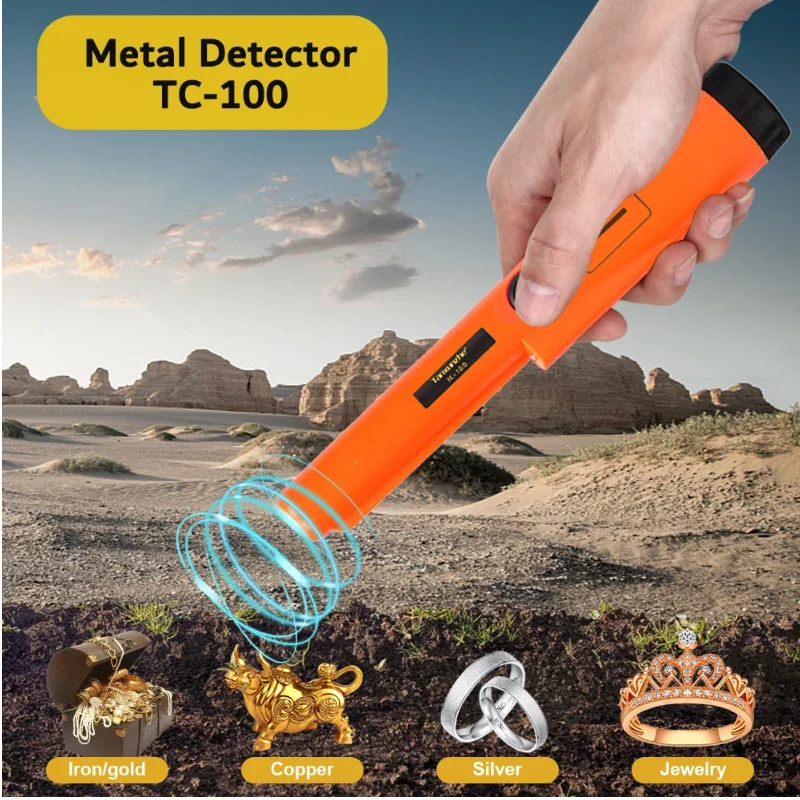 2023NEWTC100HandheldProfessionalMetalDetectorpointerpinpoint